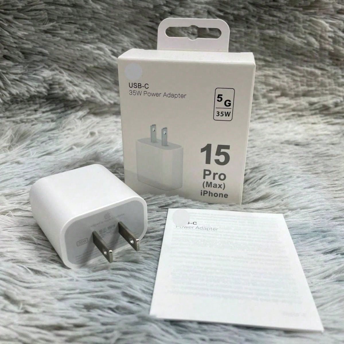 Cubo Adaptador Para iPhone Tipo C De 35w